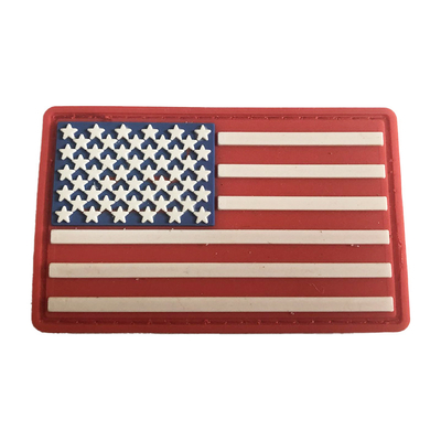 注文の旗のロゴ ユニフォームのための柔らかいポリ塩化ビニール ゴム製 パッチの米陸軍軍3Dパッチ