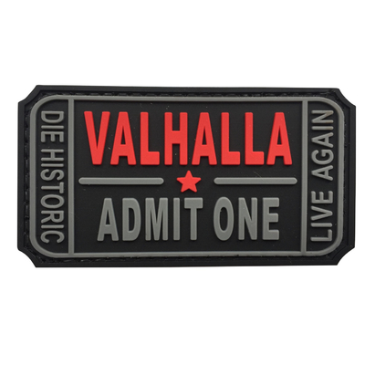 Pantone色の注文のゴム製 ロゴ パッチのヴァルハラの入口の切符柔らかいポリ塩化ビニールは修繕する