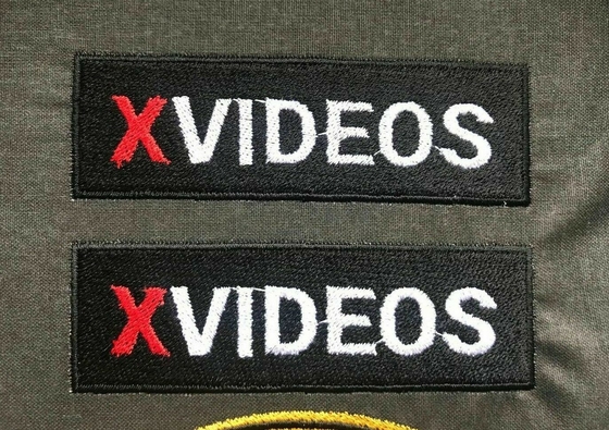 刺繍されたロゴ パッチのあや織りの鉄はXビデオXVIDEOSおかしいスポーツを感じた