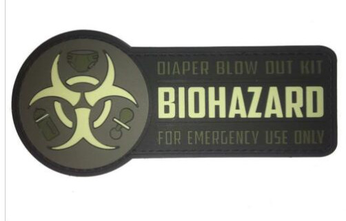 Biohazard注文ポリ塩化ビニールの意気込は浮彫りになるEcoの友好的/Debossedの第2 3Dロゴを修繕する
