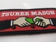 PMSのカラー・チャートの注文のロゴの刺繍されたパッチの支持の自己接着生地のtsureeの石大工の鉄