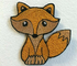 パッチのMerrowのボーダーによって刺繍されるバッジ パッチのかわいく小さいFoxの動物の鉄