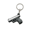 注文のロゴの小型キー ホルダーのシリコーンのおもちゃ銃柔らかいポリ塩化ビニールKeychain