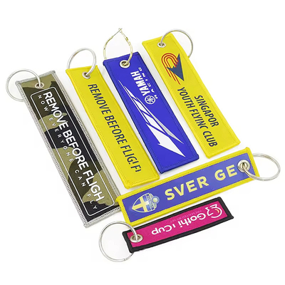 卸売 オーダーメイドデザイン 刺?? 布 織物 織物 キーチェーン 特別品