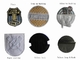 証拠3Dの刺繍パッチを熱伝達乾燥した清掃可能なあや織りの生地を縮めなさい