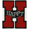 2 1/2の」赤く幸せな手紙Hのシュニールの学校代表パッチ