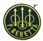 P Berettaのロゴはホックのループ パッチのバッジの意気込戦術的なギヤ アップリケを刺繍した
