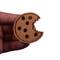 チョコレート クッキーの衣類縫う付属品の鉄によって刺繍されるパッチのアップリケの鉄
