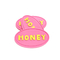 きっかり3Mの接着剤の衣服の帽子のためのゴム製意気込ポリ塩化ビニール パッチの蜂蜜のロゴ