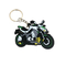3Dオートバイの昇進のギフトのためのゴム製 キー ホルダーの注文のロゴ