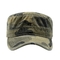 カスタマイズされた軍帽 基本的な軍用スタイル帽 100% 透ける綿 シンプル フラット トップ トウィル