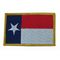 衣服のためのヴェルクロ刺繍パッチのテキサスの旗の鉄