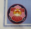 9C花の生地の刺繍パッチの芸術は洗濯できるPMSのあや織りを制作する