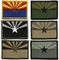 アリゾナ フェニックスの州の軍のホックおよびループ パッチ3x2」熱切口のボーダー