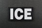 氷IR反射パッチのMerrowedのボーダーあや織りの生地のカーモの生地の背景